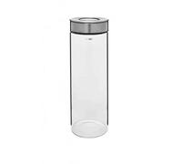 Gerlach 1760 Boîte De Rangement En Verre Avec Couvercle En Acier Inoxydable Conteneur De Stockage Pour Produits En Vrac Collations Pâtes Céréales Herbes 1,9 l Ambiente