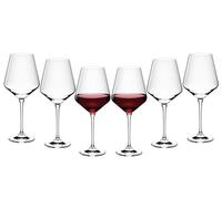Gerlach 1760 Verres à vin Lot de 6 verres à vin rouge 550 ml Verre à vin rouge Verre à vin en cristal Passe au lave-vaisselle Moderne