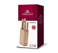 Gerlach - 5901035499898 | Bloc de Couteau Country | Acier Inoxydable