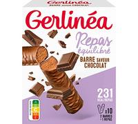 Gerlinéa Repas Minceur Barre Chocolat 10 unités