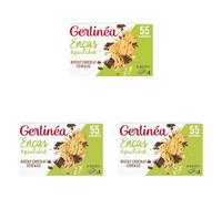 Gerlinéa - Biscuits Chocolat Céréales - Encas Équilibré - Réduits en Sucre - Sans Huile de Palme - Sans Édulcorant - Source de Protéines - 1 Boîte de 4x4 Biscuits - 200 g (Lot de 3)