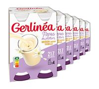 Gerlinéa Boisson Minceur saveur Vanille - Substitut de Repas Riche en Protéines - lot de 6 x 4 bouteilles