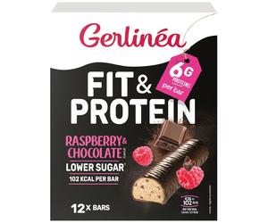 Gerlinéa Carb Reduced - High Protein Barres Chocolat & Framboise Barre 372 g