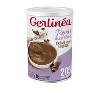 GERLINÉA - Crème Repas Minceur Chocolat - Substitut de Repas Riche en Protéines - 18 Repas - Poudre à Reconstituer, 540 g