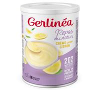 GERLINÉA - Crème Repas Minceur Citron - Substitut de Repas Riche en Protéines - 18 Repas - Poudre à Reconstituer, 540g
