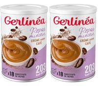 Gerlinéa - Crème Repas Minceur - Substitut de Repas Complet et Rapide - Saveur : Café - 540 g
