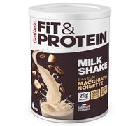 Gerlinéa Fit&Protein - Milk-shake Protéiné saveur Macchiato Noisette - Protéines Après le Sport - Whey Musculation Femme - Sans Sucres Ajoutés - 115Kcal / portion - 340 g (10 boissons)