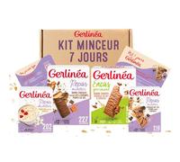 GERLINÉA - Kit Minceur 7 jours - Repas Minceur** et Rapide, Riche en Protéines* - Perte de Poids, Contrôle de la Silhouette** - En complément de Repas Équilibrés - Ce kit comprend 14 Repas & 6 Encas