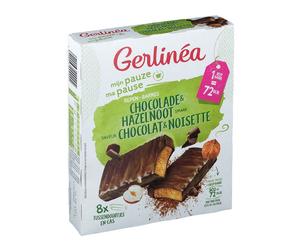 Gerlinéa Ma Pause Barres Chocolat & Noisette Barre 8x20 g