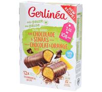 Gerlinéa Ma Pause Barres Orange & Chocolat Noir Barre 372 g