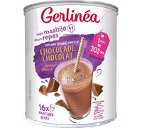 Gerlinea Meal Replacement Chocolat Riche En Protéines Source De Fibres 16 Shakes