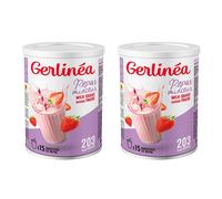 Gerlinéa Milk-Shake Repas Minceur - Saveur Fraise - 30 repas - Lot de 2