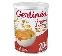 Gerlinéa Soupe Minceur Lentilles Corail Curry Peu Calorique & Riche En Protéines Boite De 8 Repas