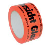 Gerlinger Bande de signalisation PVC 50 mm x 66 m Attention Verre orange fluorescent Quantité:1