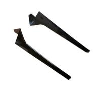 GERLJ Becquet latéral pour Tiguan pour R-Line 2017-2022 ABS Noir Brillant 2 pièces aileron de Lunette pour arrière de Voiture Garniture