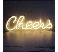 GERLJ enseigne lumineuse au néon Lettres colorées Intérieur Luminaires Enseigne Au Néon, Lampe Décorative, Veilleuse Pour Chambre D'enfants(Jaune)