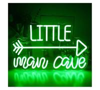 GERLJ enseigne lumineuse au néon Lettres colorées Intérieur Luminaires Enseigne Au Néon Verte, Panneaux Lumineux Pour Décoration Murale