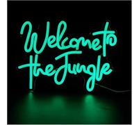 GERLJ enseigne lumineuse au néon Néon signe Au Pour LED Alimentées De Décoration Murale Pour Salle Jeux Chambre À Coucher Salon Illuminé 31.5cm×23.5cm