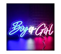 GERLJ enseigne lumineuse au néon Pour lampe néon emprunt mot Lumière pour enseigne Garçon ou Fille LED
