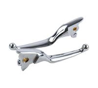 GERLJ levier de frein et d'embrayage de moto Brake Clutch Hand Control Lever kit for harley for touring Electra Ultra for classic Street Glide(Chrome)