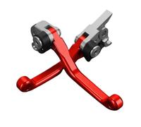 GERLJ Leviers d'embrayage de moto Levier de frein et d'embrayage pour moto CR85R, pour CR 85R, 85 R, 1998, 1999, 2000, 2001, 2002, 2003(Rouge)