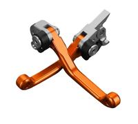 GERLJ Leviers d'embrayage de moto Levier de frein et d'embrayage pour moto pour Kawasaki KX65 KX 65 2000 2001 2002 2003 2004(Orange)