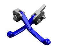 GERLJ Leviers d'embrayage de moto Levier de frein et d'embrayage pour moto pour Kawasaki KX65 KX 65 2000 2001 2002 2003 2004(Bleu)