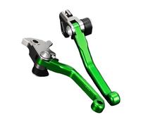 GERLJ Leviers d'embrayage de moto Levier de frein et d'embrayage pour moto XTZ250 (2006, 2007, 2008, 2009, 2010, 2011, 2012, 2013)(Vert)