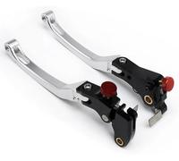 GERLJ Leviers d'embrayage de moto Leviers de frein et d'embrayage en aluminium CNC pour moto RS660 2023 (argent)(Sliver)