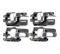 GERLJ Poignées de porte intérieures Poignée de porte intérieure gauche/droite pour Nissan pour Qashqai J10 2007-2013 4X 80670JD00E 80671JD00E