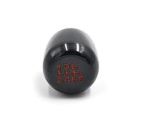 GERLJ Pommeau de Levier de Vitesse Manuel MT Noir 6 pour Changement de pour Vitesse Manette de pour Vitesse Levier de Levier Bouton de Course en Alliage d'aluminium Voiture Universelle