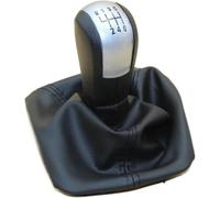 GERLJ Pommeau de Levier de Vitesse Pommeau de Levier pour Vitesse 5/6 Vitesses en Cuir pour Skoda pour Octavia 2 A5 A6 2004 2005 2006 2007 2008 2009-2013(6 Speed)