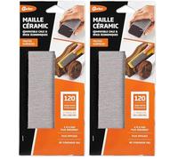 Gerlon 2 Papier Abrasif - Papier de Verre Super Resistant - Maille Ceramic 93 230 MM Grain 120 (Moyen) (Lot de 2)