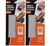 Gerlon 2 Papier Abrasif - Papier de Verre Super Resistant - Maille Ceramic Grain 93 230 MM Grain 120 & 180, Neutre, (ADP2MP) (Lot de 2)