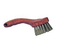 Gerlon - Brosse à meuble acier laitonné/ACIER LAITONNE - Brosse circulaire à manche acier laitonné