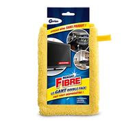 Gerlon Gant Magic Fibre en Microfibre - Fait disparaître poussières, liquides et graisses - Idéal Maison & Voiture, Jaune