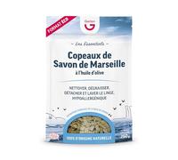 Gerlon Les Essentiels - Savon de Marseille en Copeaux à l’Huile d’Olive pour Lessive - 750 Grammes - Sans Glycérine Ajoutée -