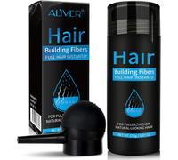 Germ Fiber,Natural Keratin Hair Fiber,High Quality Hair Powder For Men And Women Spray (Black)