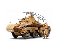 German 8-wheeled Heavy Armored Voiture Sd.kfz.232 Africa-Corps 1:3 5 Model Kit