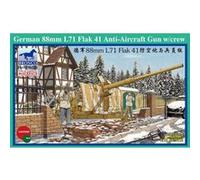 German 88mm L71 Flak 41 Anti-aircraft Gun W/crew- 1:35e - Bronco Models G