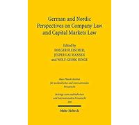 German And Nordic Perspectives On Company Law And Capital Markets Law