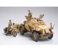 German Armored Voiture Sd.kfz.222 North African Campaign 1:3 5 Plastique Model