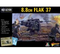 Bolt Action Warlord Games, Flak 37 8.8cm, Wargaming Miniatures