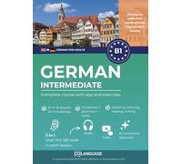 German B1 intermediate. Complete course with app and exercises: Learn German B1 with activities, grammar, exercises, audio, and vocabulary. Great for ... or classroom use. For Goethe-Zertifikat.