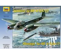 German Bomber / Torpedo Bomber Junkers Ju-88 A-5/a-17 1:72 Plastique Model Kit
