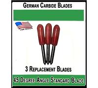German Carbide Replacement Cutting Blades for Craft Cutting Machines, 3 blades
