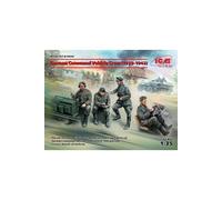 ICM 35644 Set de 4 figurines Équipage véhicule de commandement allemand 1939-1942 1:35