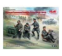 ICM 35644 Set de 4 figurines Équipage véhicule de commandement allemand 1939-1942 1:35
