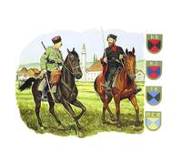 German Cossack Cavalry 1:3 5 Figurine Plastique Model Kit Dragon Models