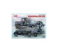 ICM 35642 - 1:3 5 Allemand Pilotes (1939-1945) (4 Figurines) - Neuf